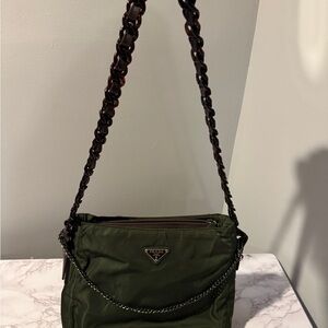 ✨ Prada Dark Green Shoulder Bag ✨